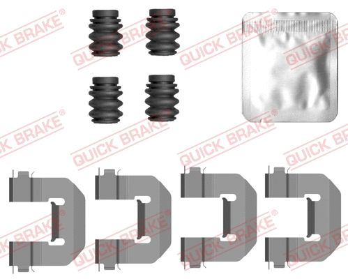 Accessory Kit, disc brake pad (109-0126)