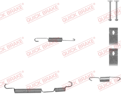 Accessory Kit, brake shoes (105-0050-1L)