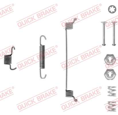 Accessory Kit, brake shoes (105-0651-1R)