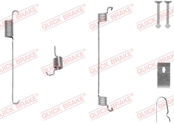 Accessory Kit, brake shoes (105-0007-1R)