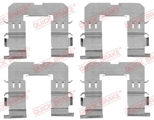 Accessory Kit, disc brake pad (109-1816)