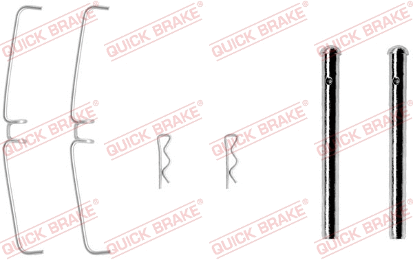 Accessory Kit, disc brake pad (109-0907-1)