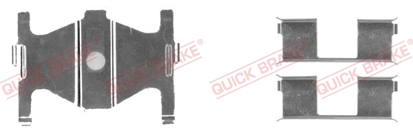 Accessory Kit, disc brake pad (109-1754-1)