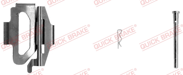 Accessory Kit, disc brake pad (109-1225-1L)