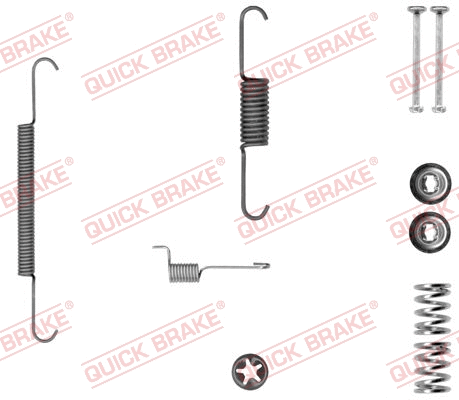 Accessory Kit, parking brake shoes (105-0037-1)