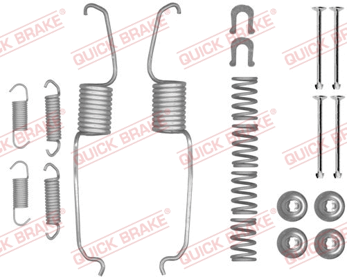 Accessory Kit, brake shoes (105-0853)