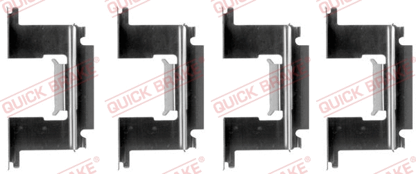 Accessory Kit, disc brake pad (109-1064)