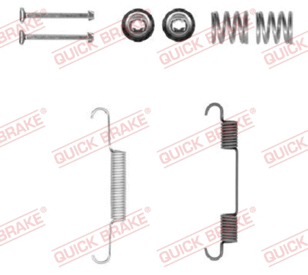 Accessory Kit, parking brake shoes (105-0897-1)