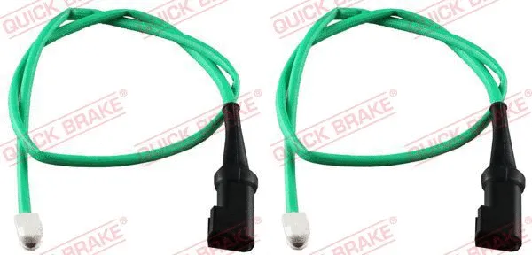 Warning Contact, brake pad wear (WS 0369 A)
