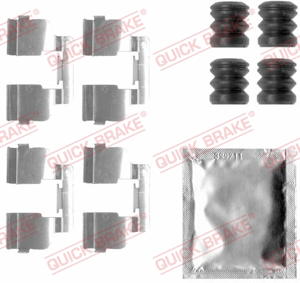 Accessory Kit, disc brake pad (109-1835)