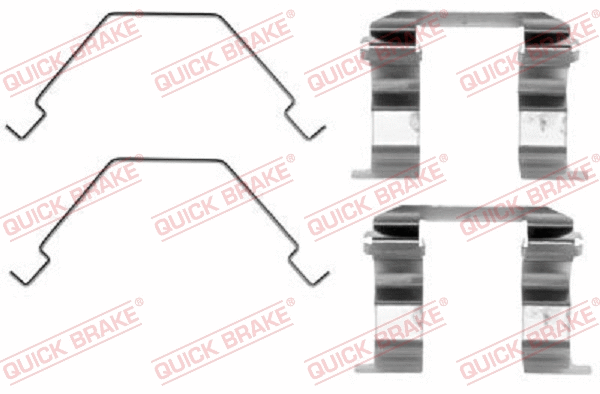 Accessory Kit, disc brake pad (109-1158-1)