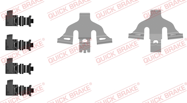 Accessory Kit, disc brake pad (109-0092-1)