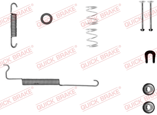 Accessory Kit, brake shoes (105-0049-1)