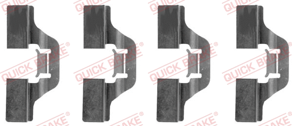 Accessory Kit, disc brake pad (109-1211)