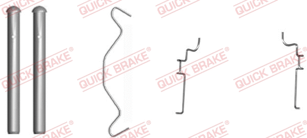 Accessory Kit, disc brake pad (109-1683-1)