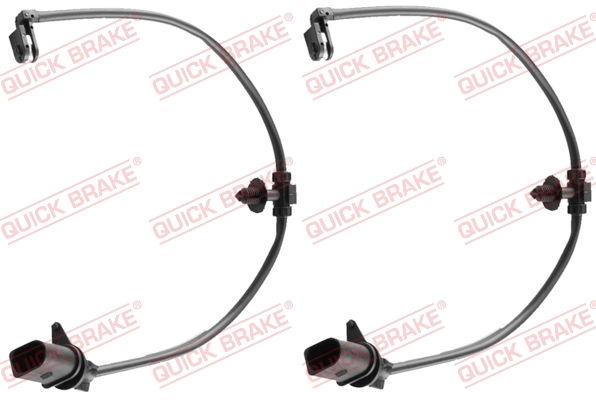 Warning Contact, brake pad wear (WS 0493 A)