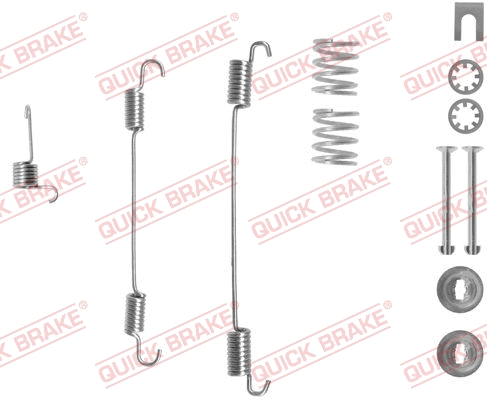 Accessory Kit, brake shoes (105-0747-1R)