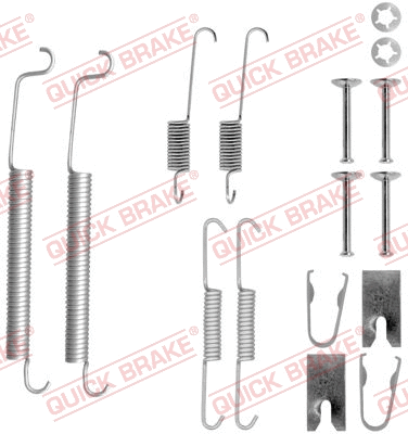 Accessory Kit, brake shoes (105-0807)
