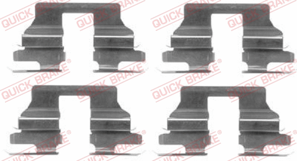 Accessory Kit, disc brake pad (109-1619)