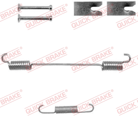 Accessory Kit, brake shoes (105-0862-1)