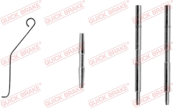 Accessory Kit, disc brake pad (109-1044-1)