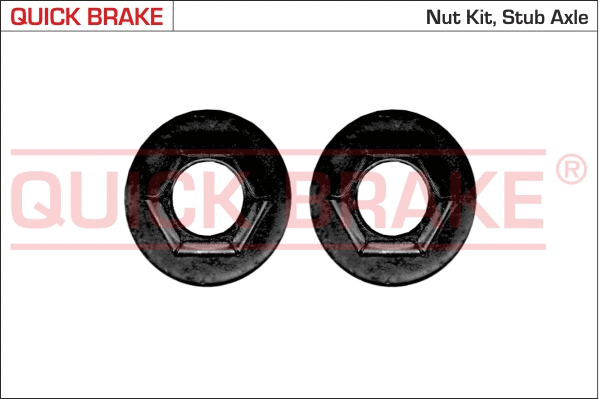 Nut, stub axle (9813K)