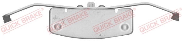 Accessory Kit, disc brake pad (109-1837R-1)