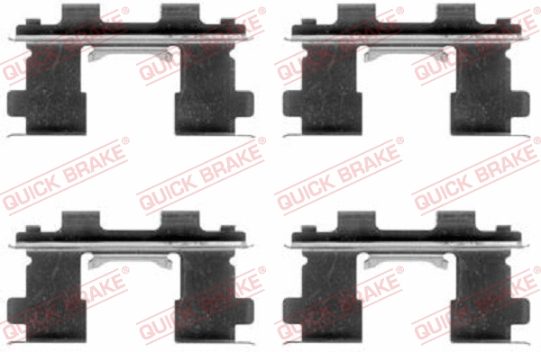 Accessory Kit, disc brake pad (109-1253)