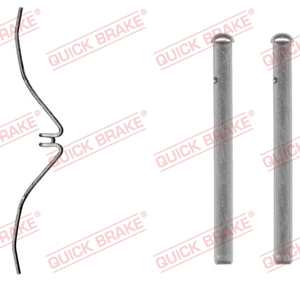 Accessory Kit, disc brake pad (109-1061-1)