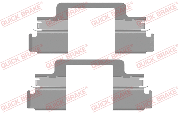 Accessory Kit, disc brake pad (109-0121R-1)