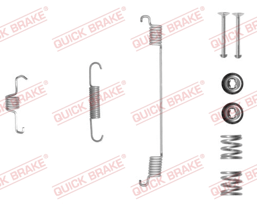 Accessory Kit, brake shoes (105-0889-1R)