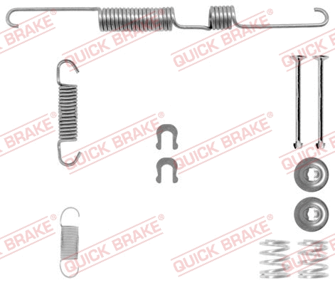 Accessory Kit, brake shoes (105-0738-1)