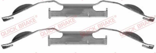 Accessory Kit, disc brake pad (109-1221)