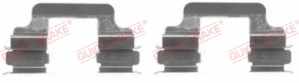 Accessory Kit, disc brake pad (109-1610-1)