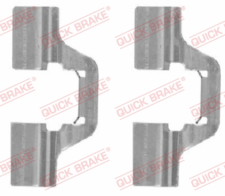 Accessory Kit, disc brake pad (109-1749-1)
