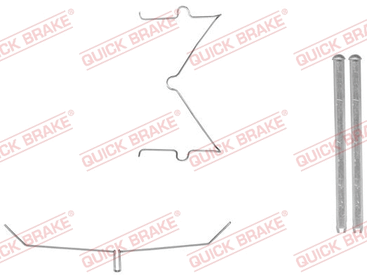 Accessory Kit, disc brake pad (109-1885-1)