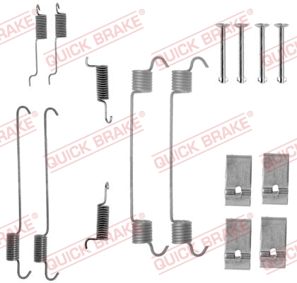 Accessory Kit, brake shoes (105-0005)