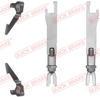 Adjuster Set, drum brake (110 53 001)