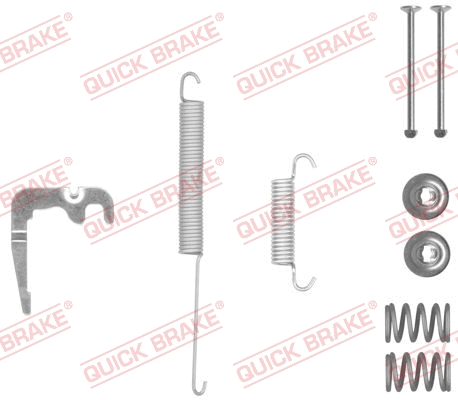 Accessory Kit, brake shoes (105-0026X-1R)