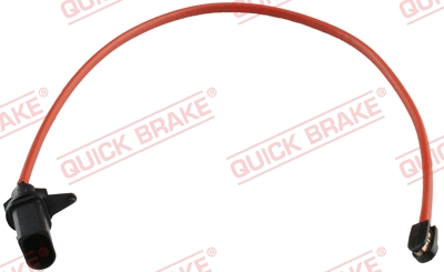 Warning Contact, brake pad wear (WS 0491 A)