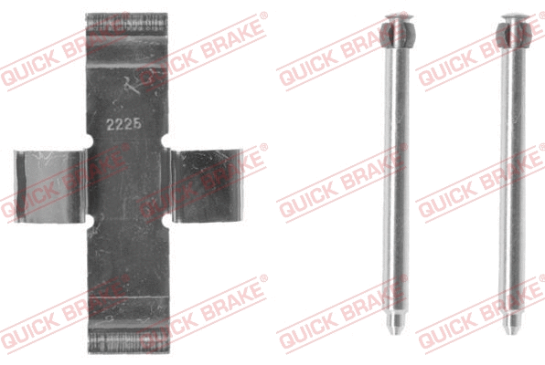 Accessory Kit, disc brake pad (109-0916-1)