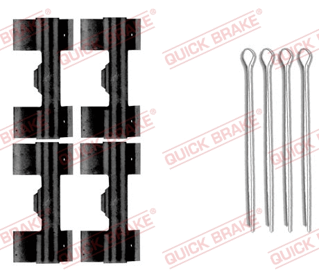 Accessory Kit, disc brake pad (109-0009)