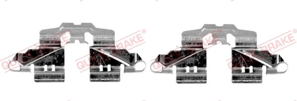 Accessory Kit, disc brake pad (109-0161R-1)