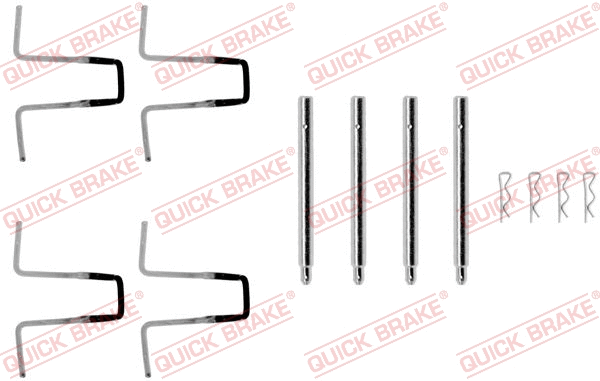 Accessory Kit, disc brake pad (109-0977)