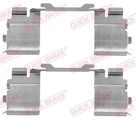 Accessory Kit, disc brake pad (109-1730-1)