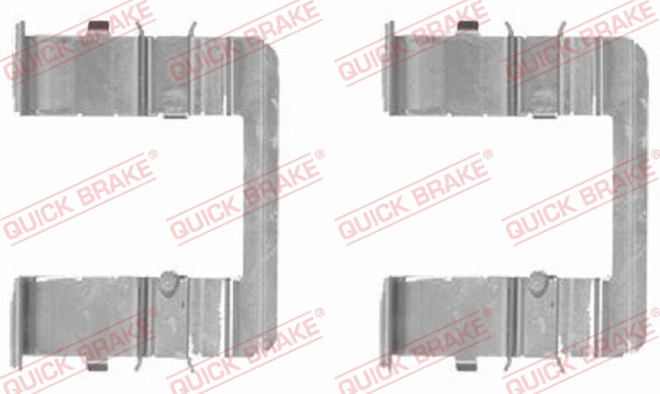 Accessory Kit, disc brake pad (109-1744-1)