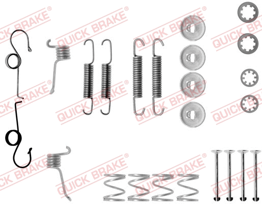Accessory Kit, brake shoes (105-0511)