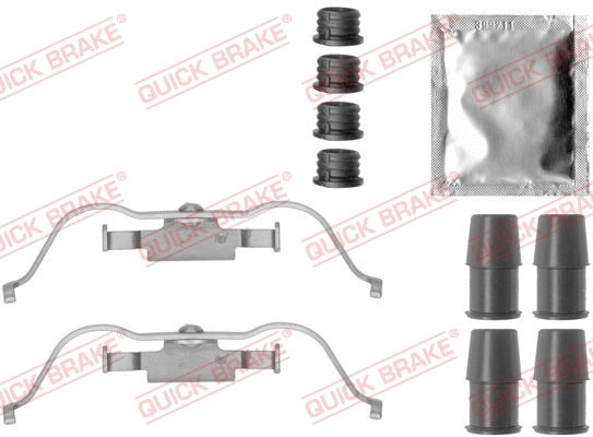 Accessory Kit, disc brake pad (109-1790)