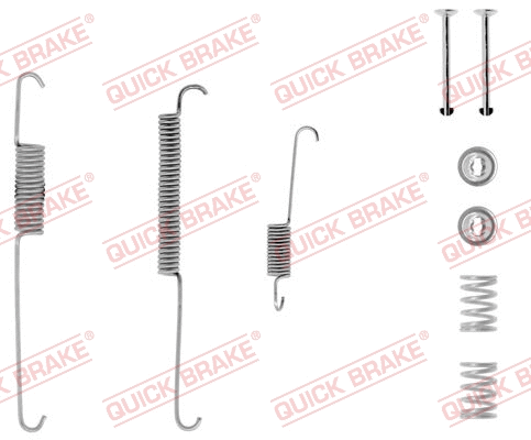 Accessory Kit, brake shoes (105-0640-1L)