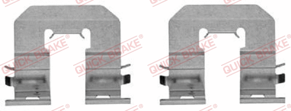 Accessory Kit, disc brake pad (109-1856R-1)